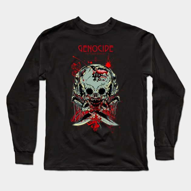 Los Angeles Slasher Long Sleeve T-Shirt by GenocideEntertainment